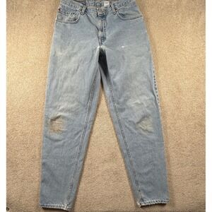 Levi's Men's 560 Jeans 32x35 (tag 34x36) Loose Fit Tapered Light Wash Distressed